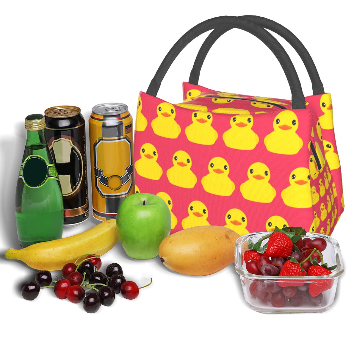حقيبة غداء معزولة على شكل بطة  - مراجعة Food Storage Yellow وسعره