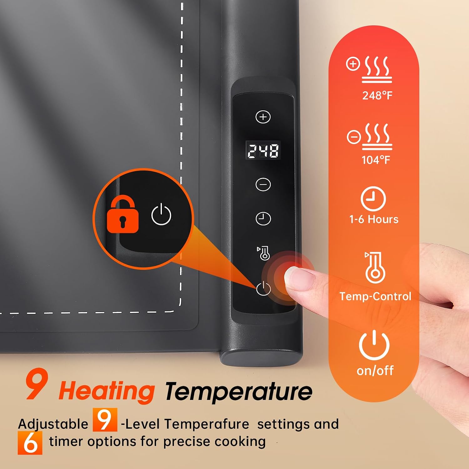 سجادة تسخين كهربائية كبيرة جدً - مراجعة Portable Food Warmer وسعره