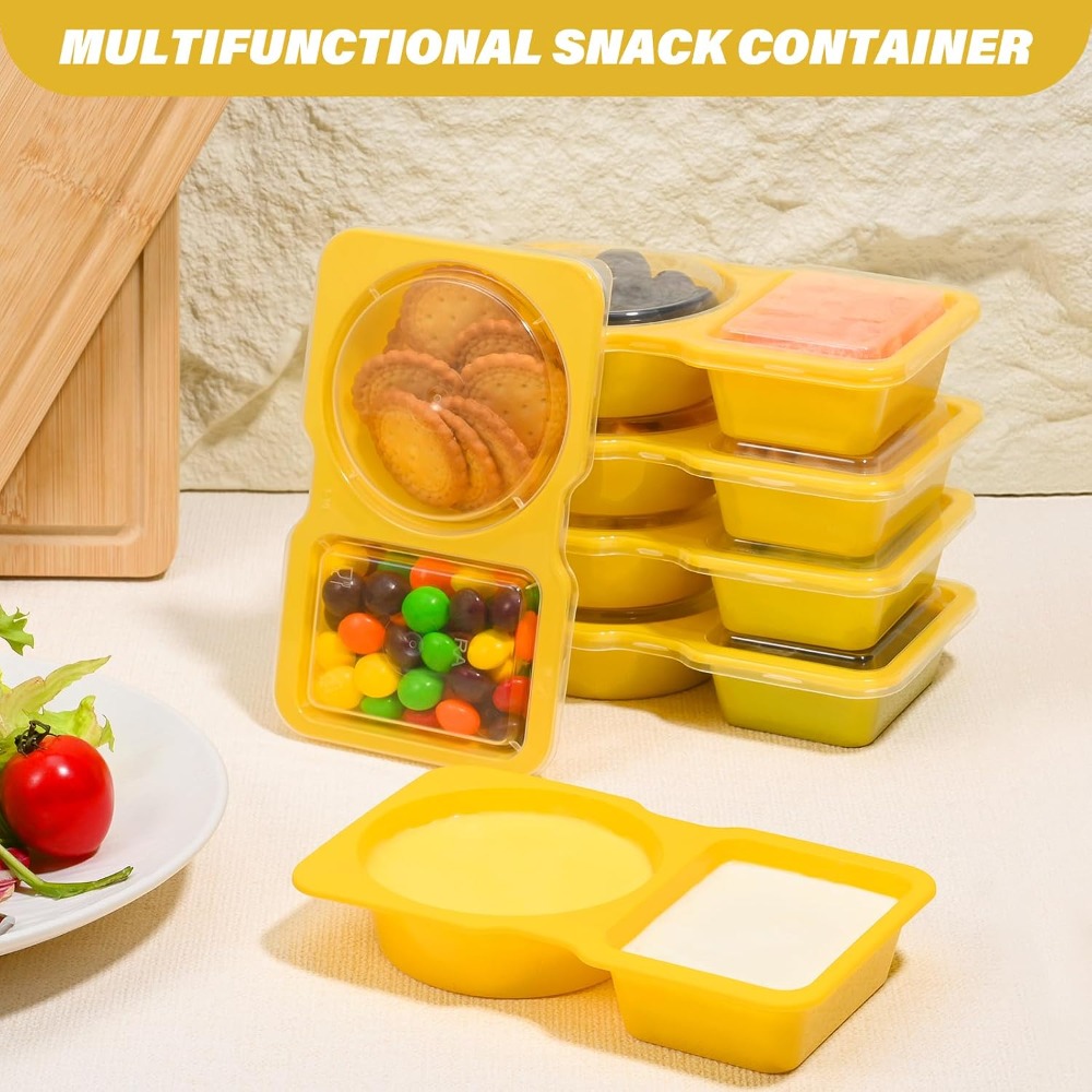 حاويات بلاستيكية للوجبات الخفي - مراجعة Food Storage Yellow وسعره