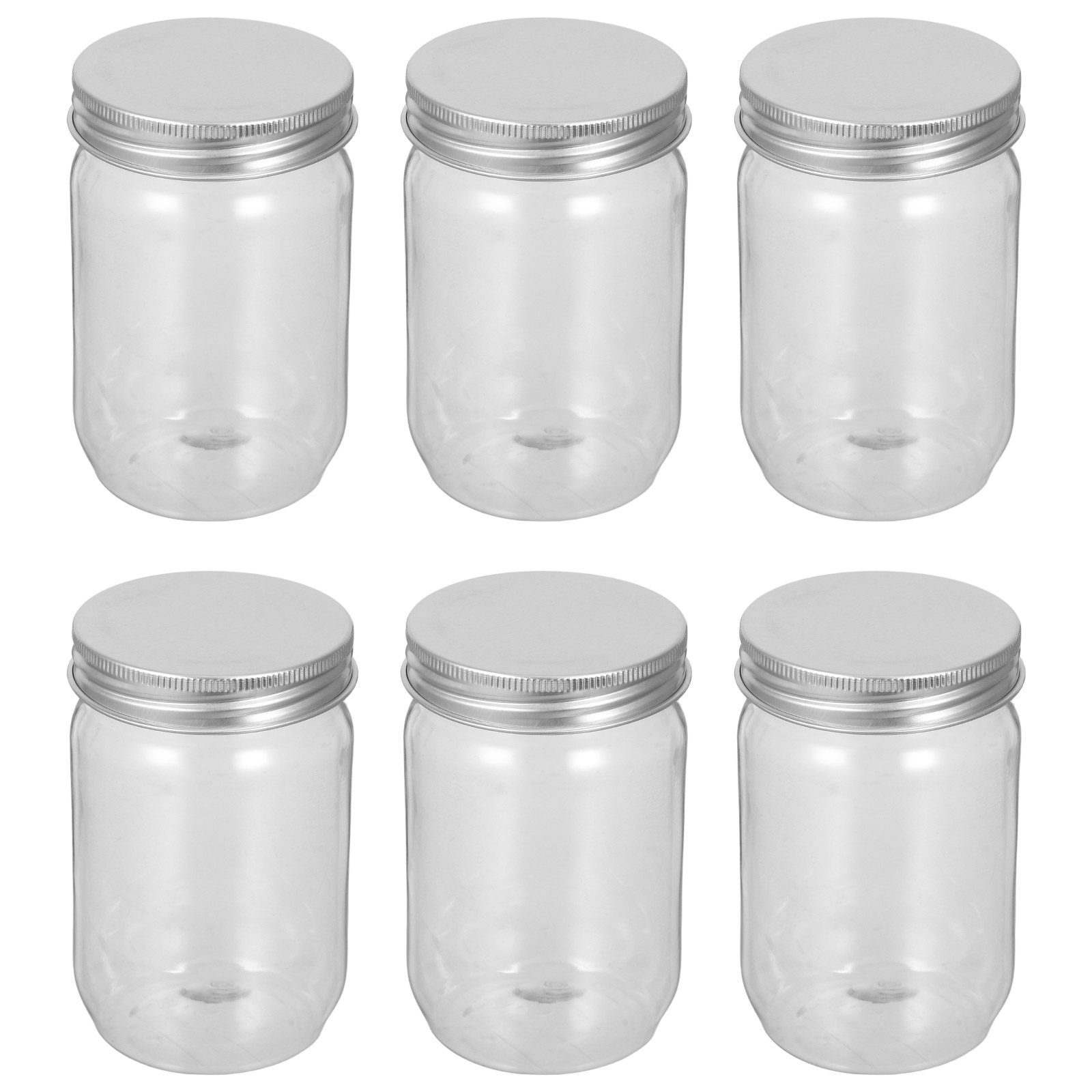 6 قطع من أوعية ميسون البلاستيك - مراجعة Food Storage Jars وسعره