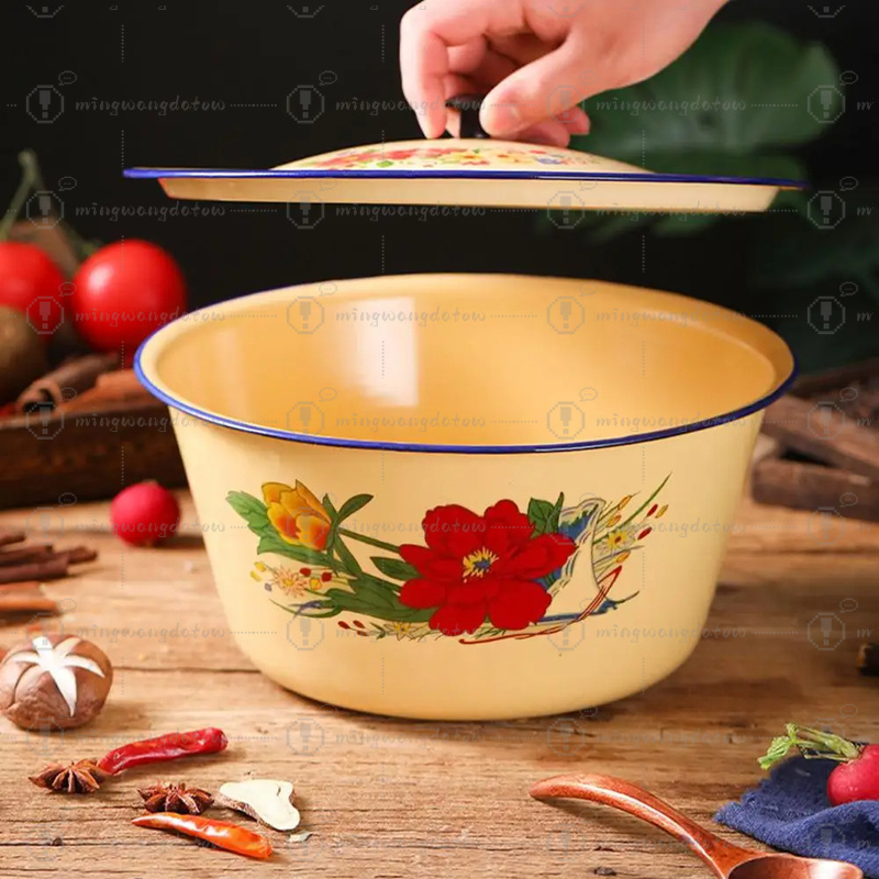 وعاء تخزين طعام من المينا، حوض - مراجعة Food Storage Yellow وسعره