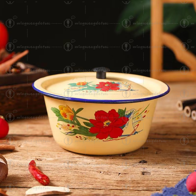 وعاء تخزين طعام من المينا، حوض - مراجعة Food Storage Yellow وسعره