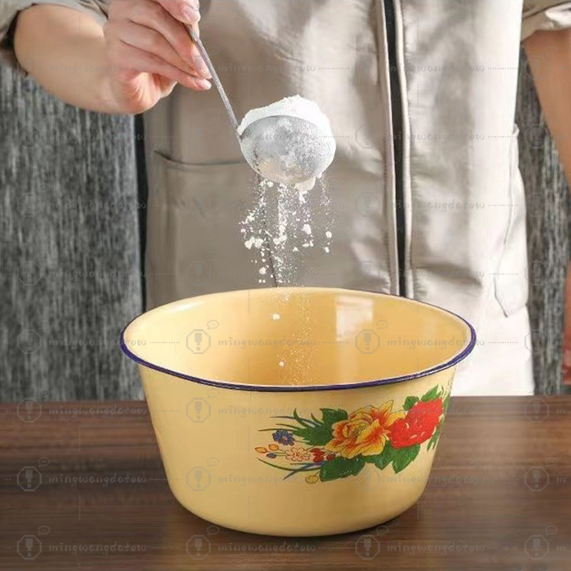 وعاء تخزين طعام من المينا، حوض - مراجعة Food Storage Yellow وسعره