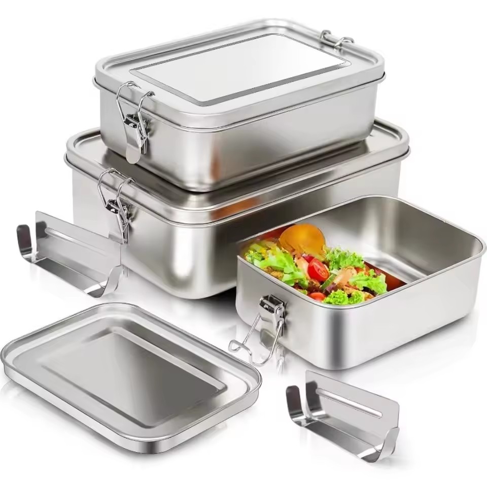 صندوق غداء من الفولاذ المقاوم  - مراجعة Stainless Lunch Box وسعره